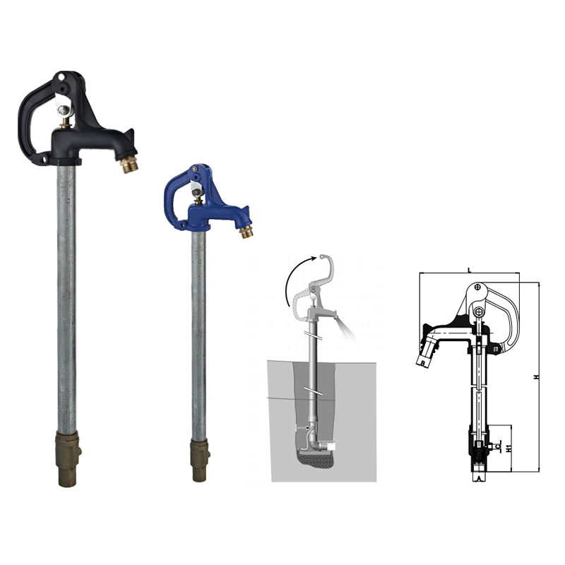 Hidrante de quintal à prova de gelo