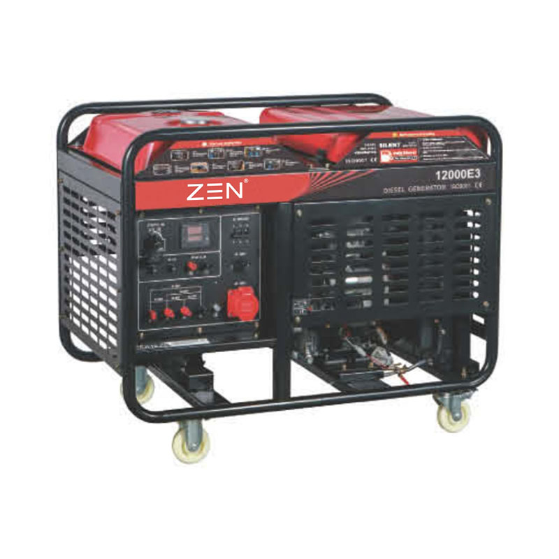 Gerador diesel tipo aberto de dois cilindros